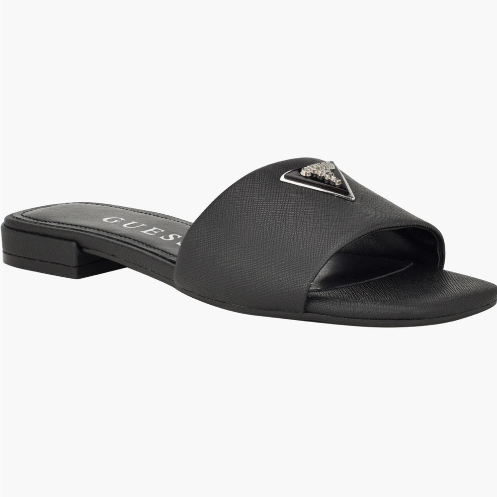 Guess Black Minimalist Sandals